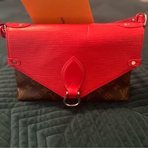 Louis Vuitton Monogram Saint Michael MNG Shoulder Bag Epi coqueli
